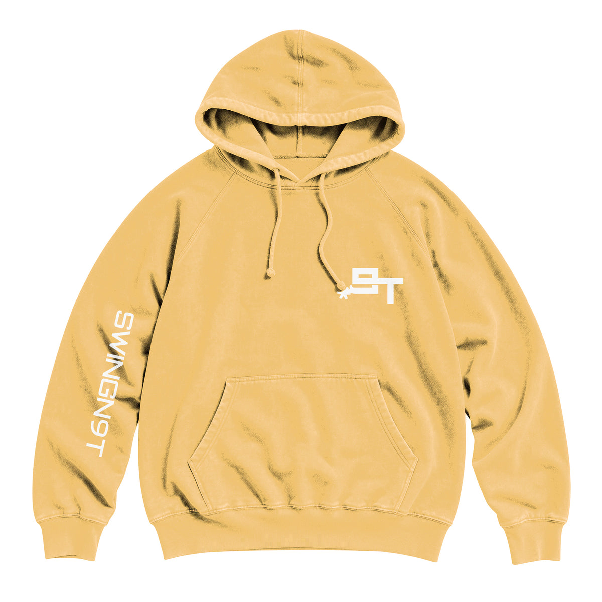 Livestock Hoodie / Vintage Mustard / front on white