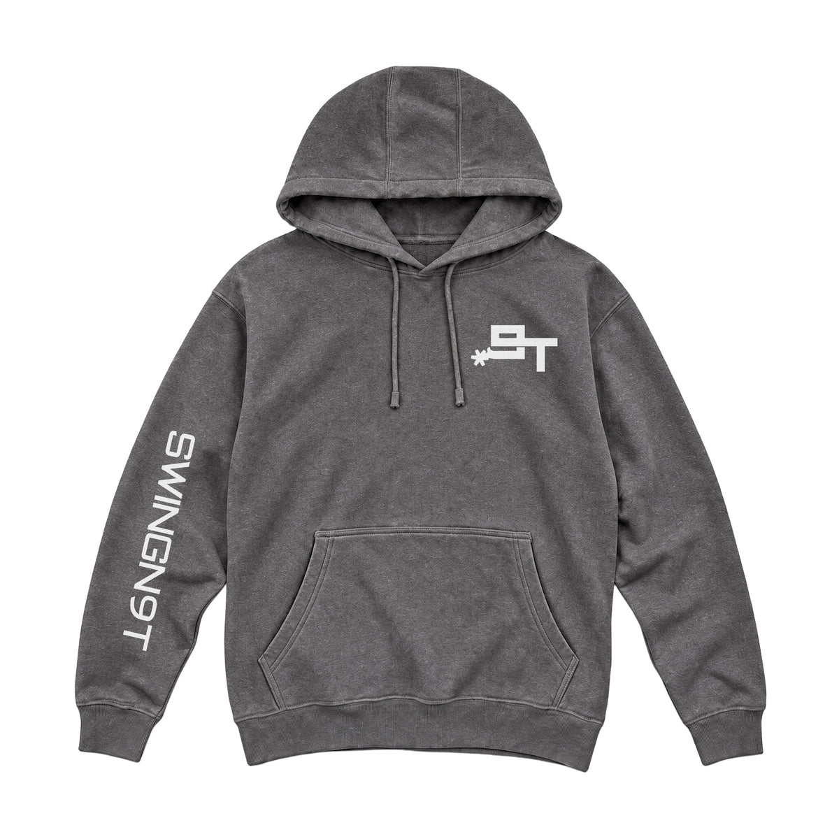 Livestock Hoodie / Charcoal Heather / front on white