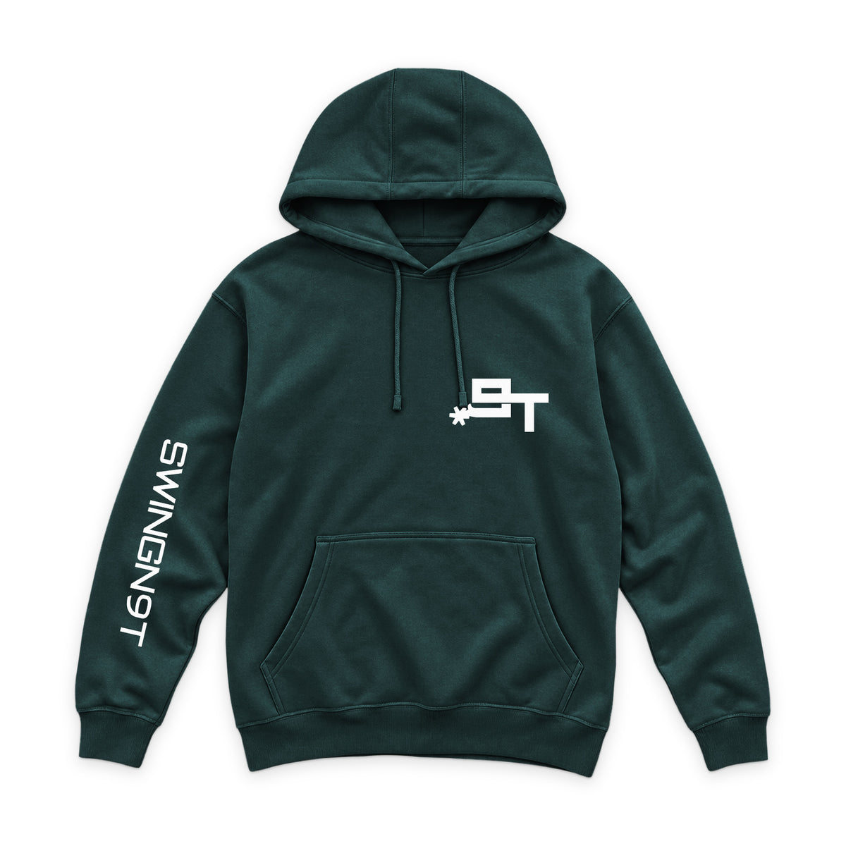 Livestock Hoodie / Sport Green / front on white