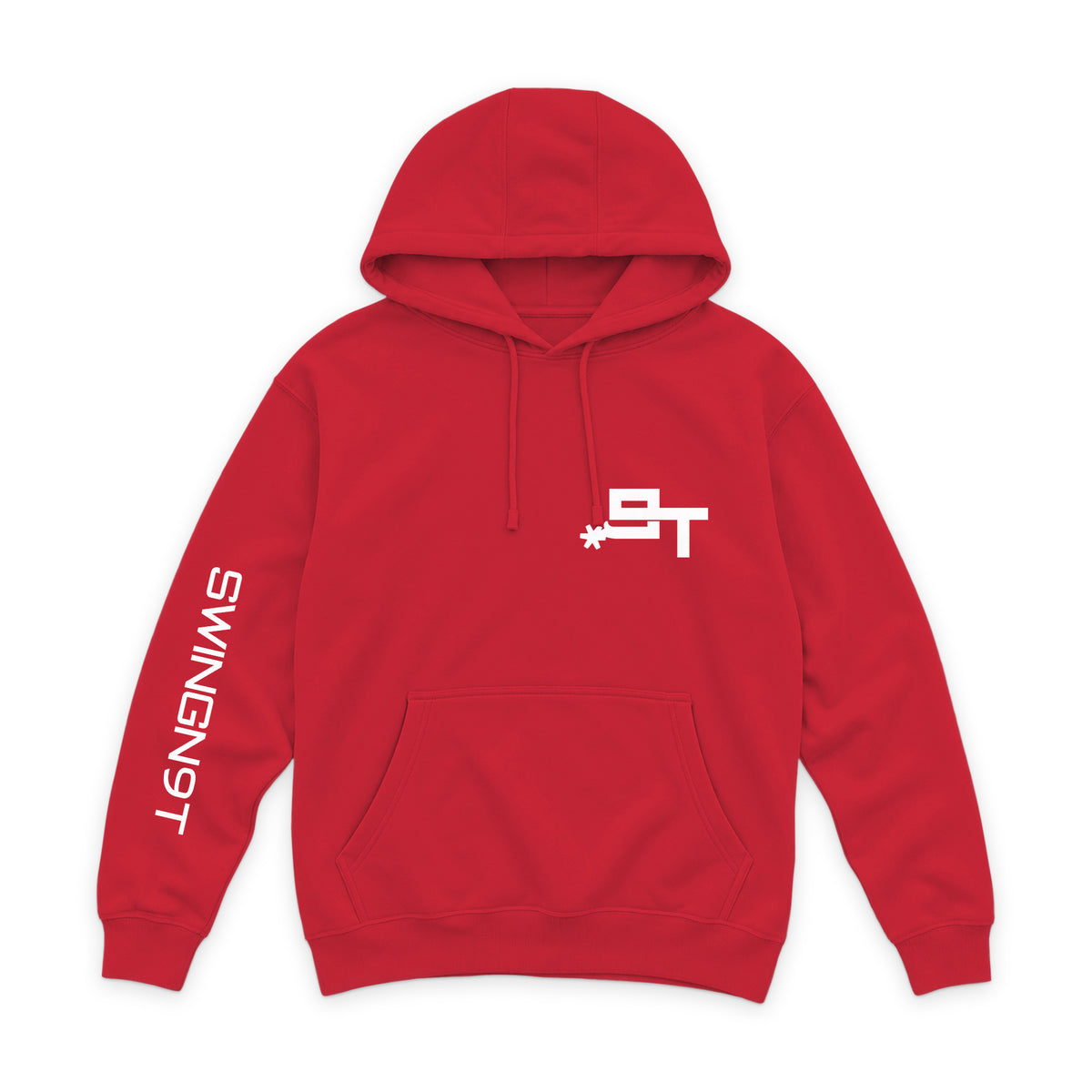Livestock Hoodie / Red / front on white