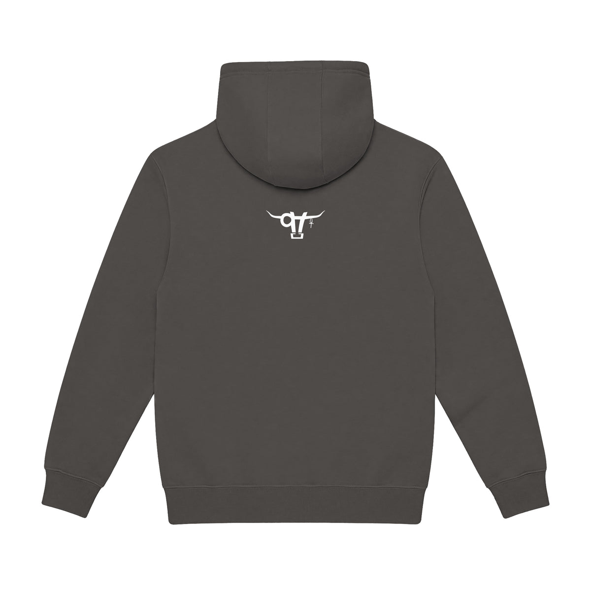Guardian of the Dirt Hoodie / Smoke / back on white