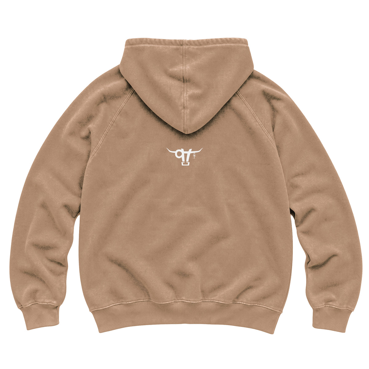 Guardian of the Dirt Hoodie / Vintage Coffee / back on white