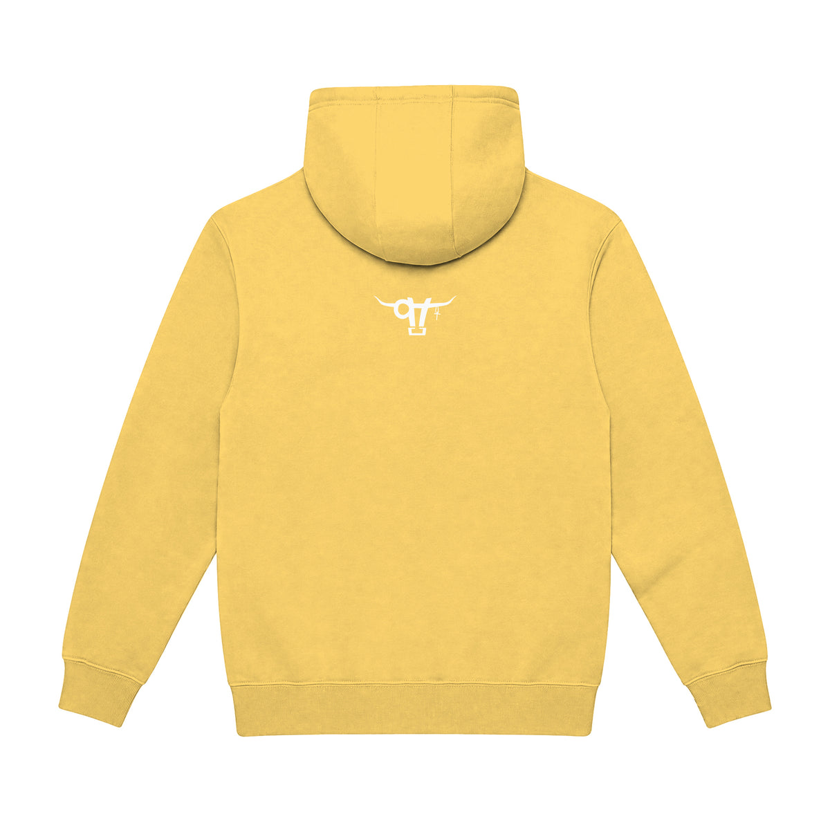 Guardian of the Dirt Hoodie / Antique Gold / back on white