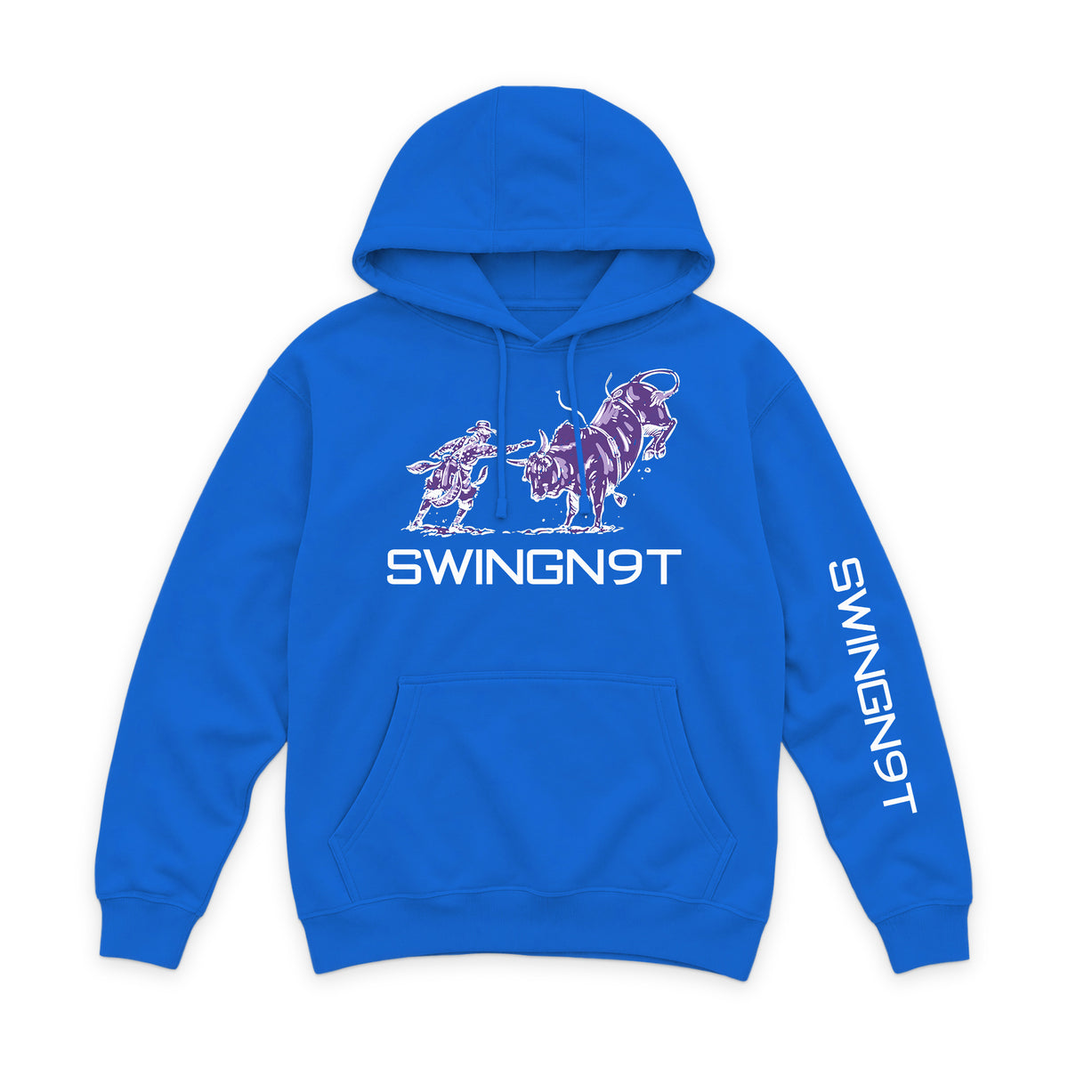 Guardian of the Dirt Hoodie / True Royal / front on white