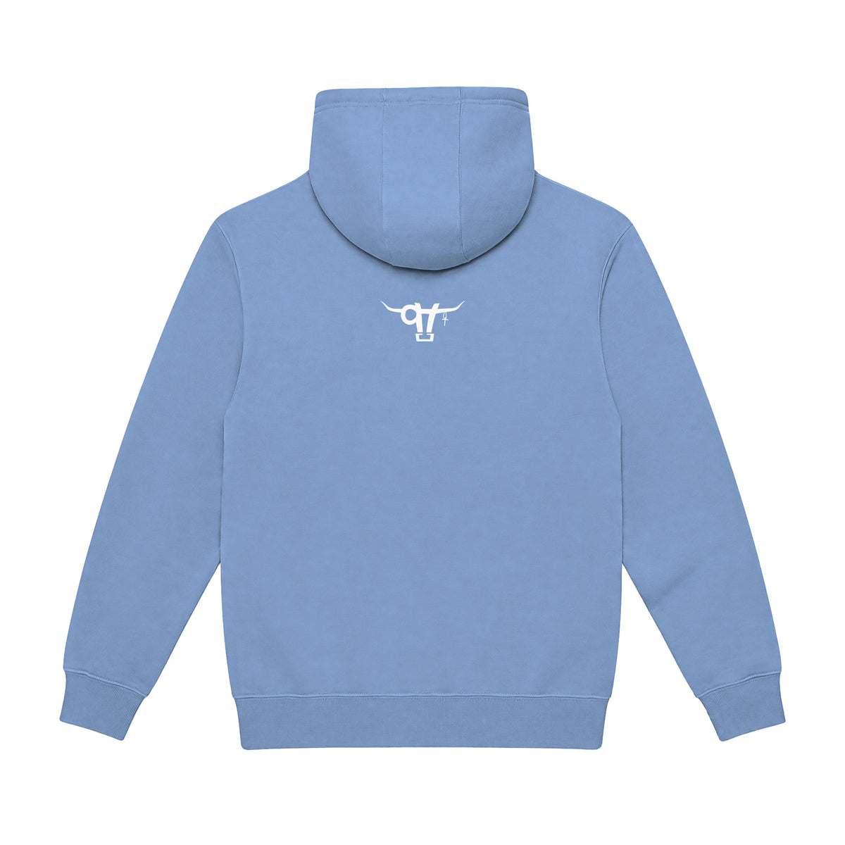 Guardian of the Dirt Hoodie / Colony Blue / back on white