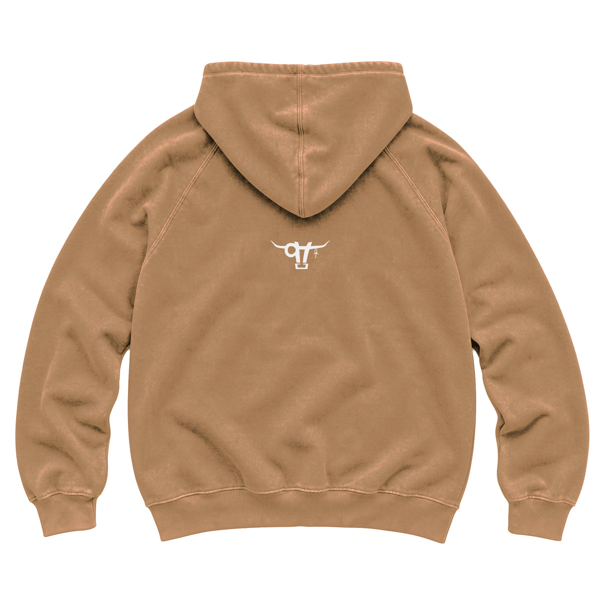 Guardian of the Dirt Hoodie / Vintage Camel / back on white