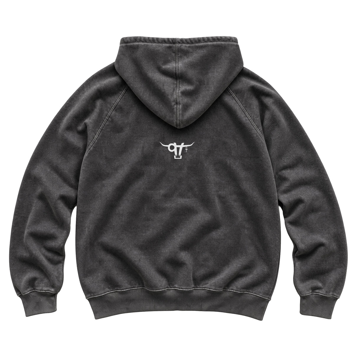 Guardian of the Dirt Hoodie / Vintage Black / back on white