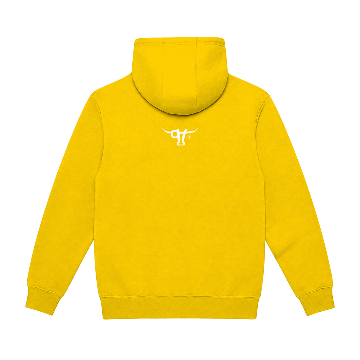 Guardian of the Dirt Hoodie / Lemon / back on white