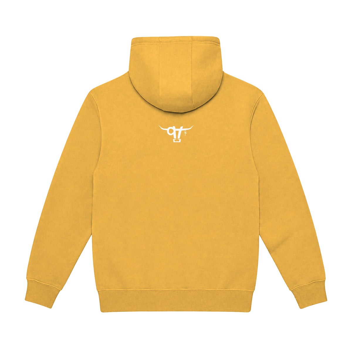 Guardian of the Dirt Hoodie / Mustard / back on white