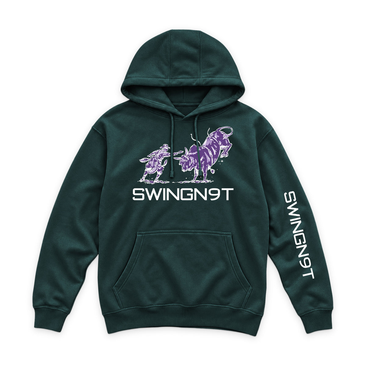 Guardian of the Dirt Hoodie / Sport Green / front on white