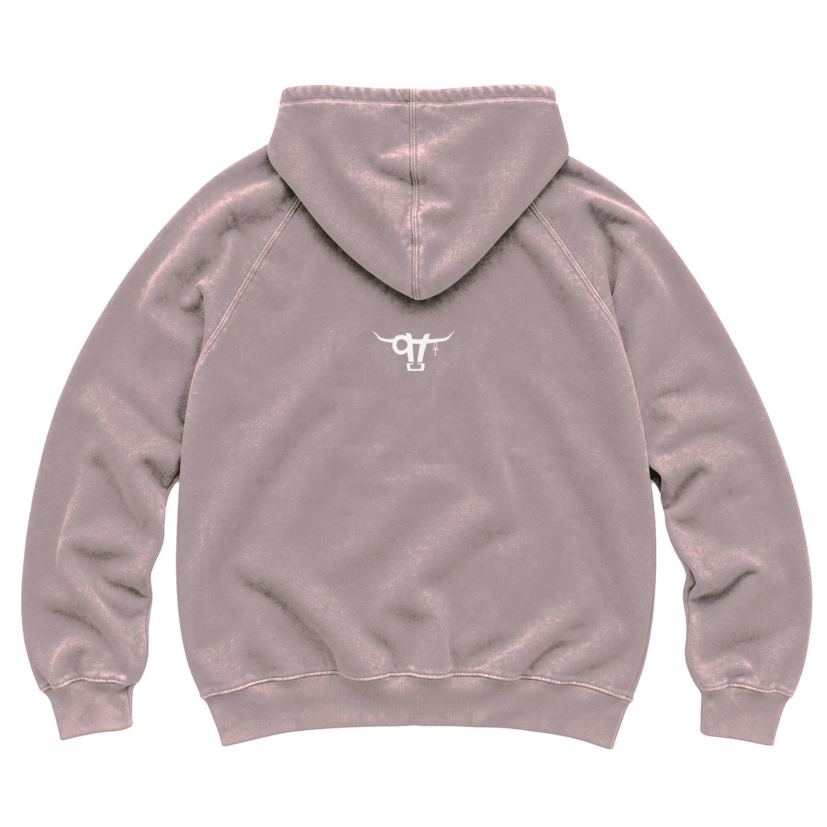 Guardian of the Dirt Hoodie / Vintage Zinc / back on white