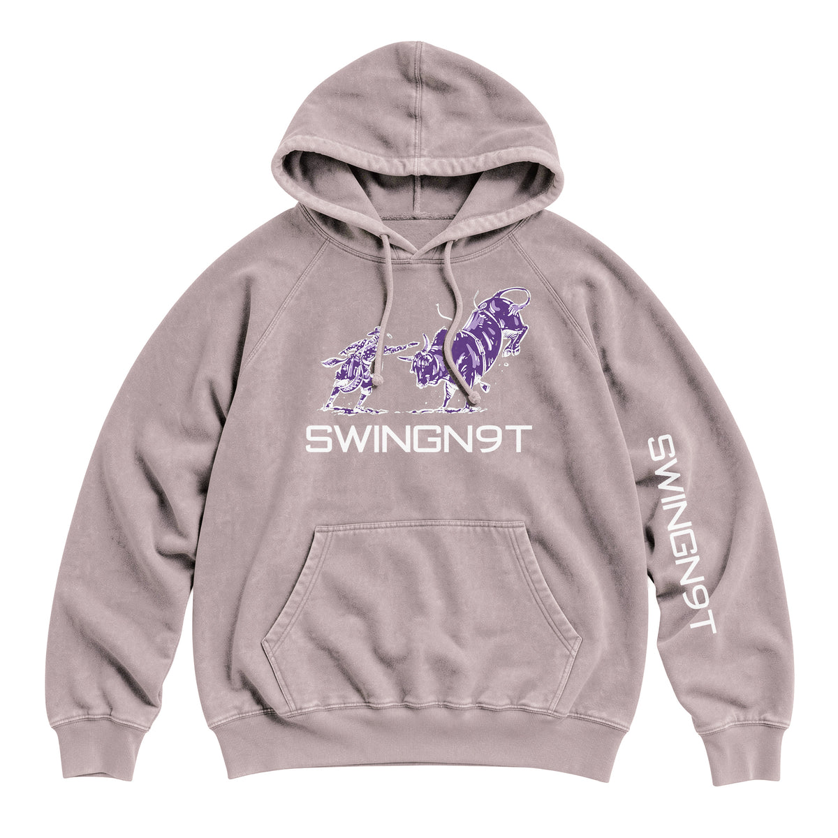 Guardian of the Dirt Hoodie / Vintage Zinc / front on white