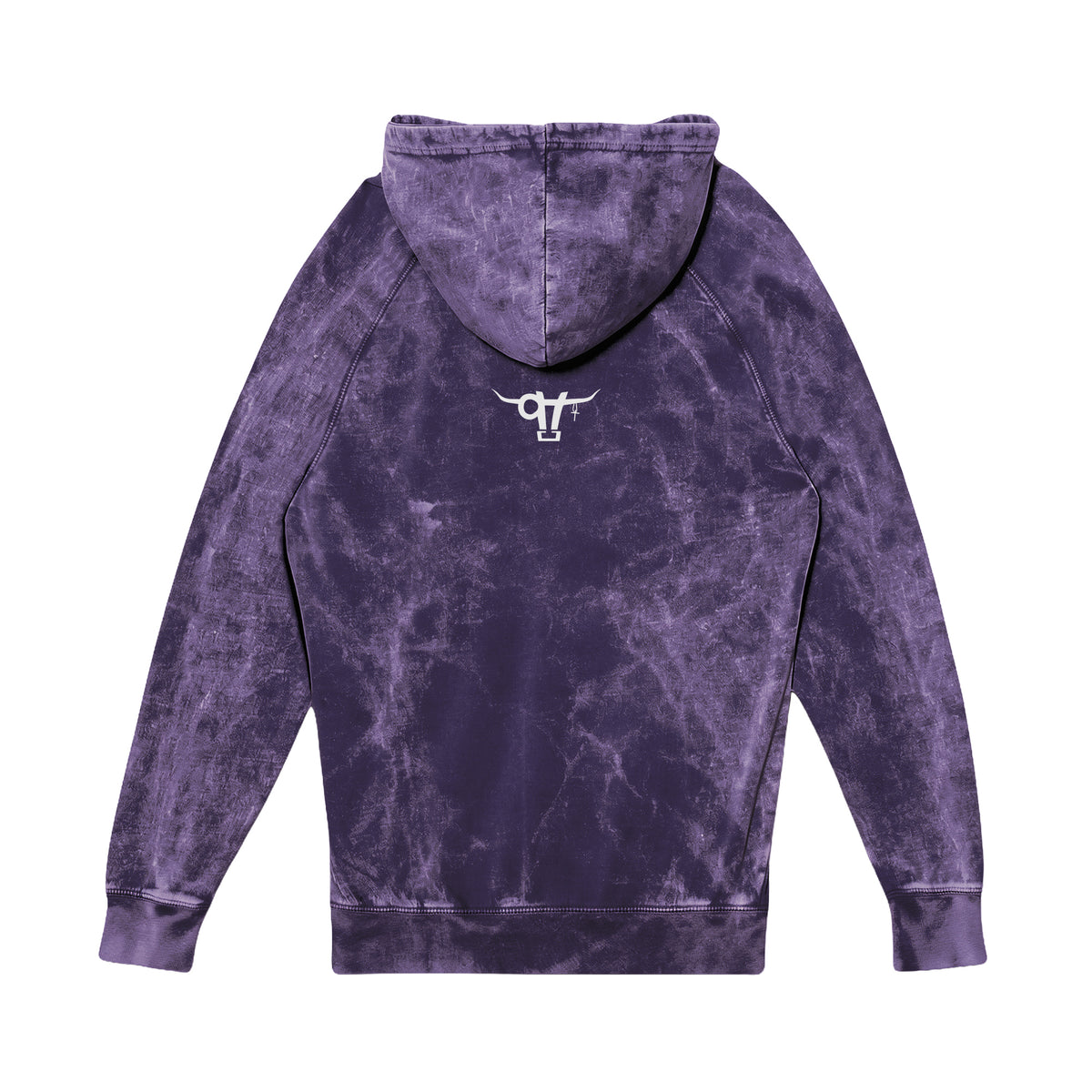 Guardian of the Dirt Hoodie / Cloud Purple / back on white