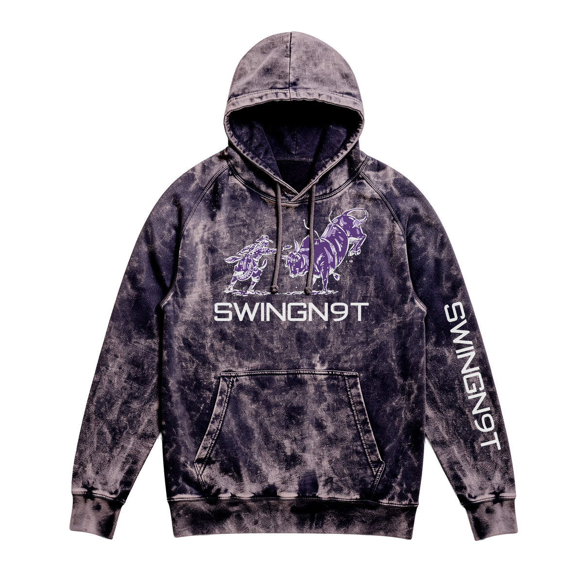Guardian of the Dirt Hoodie / Cloud Black / front on white