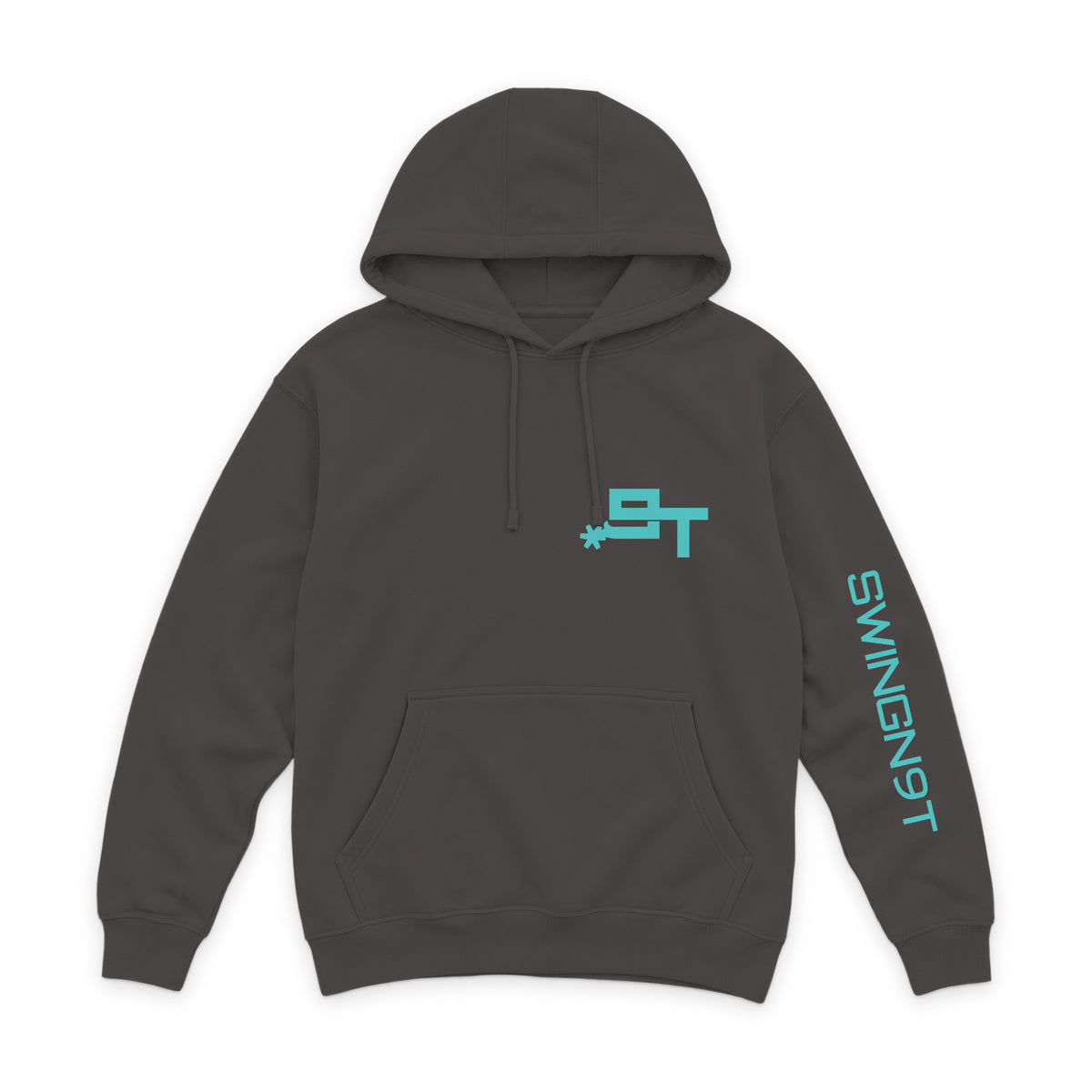 Dally Em Up Hoodie / Smoke / front on white