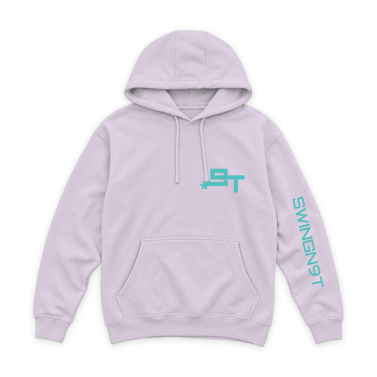 Dally Em Up Hoodie / Lilac / front on white