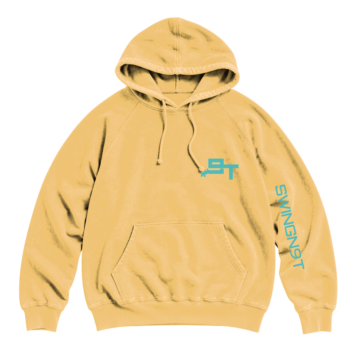 Dally Em Up Hoodie / Vintage Mustard / front on white