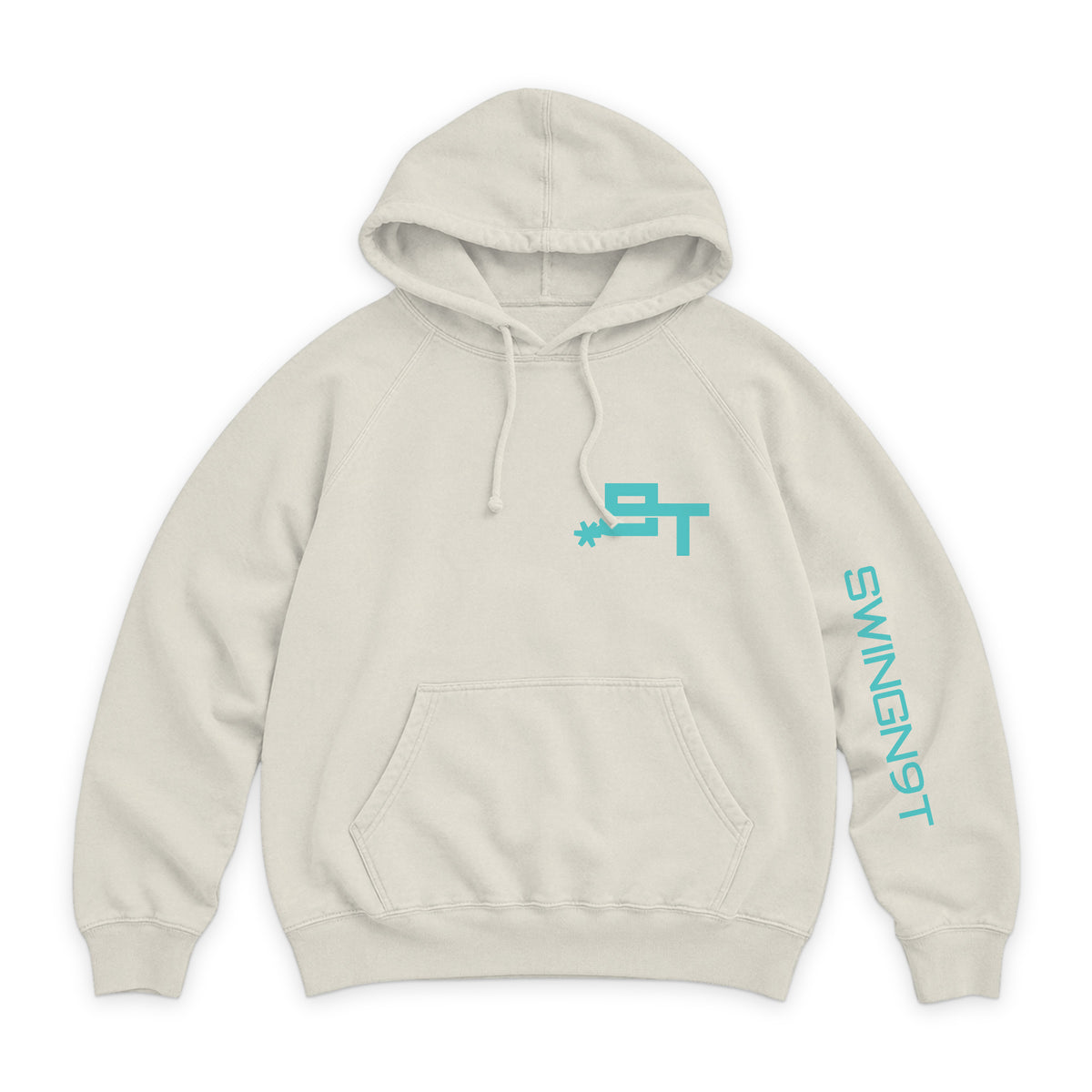 Dally Em Up Hoodie / Vintage Arctic / front on white