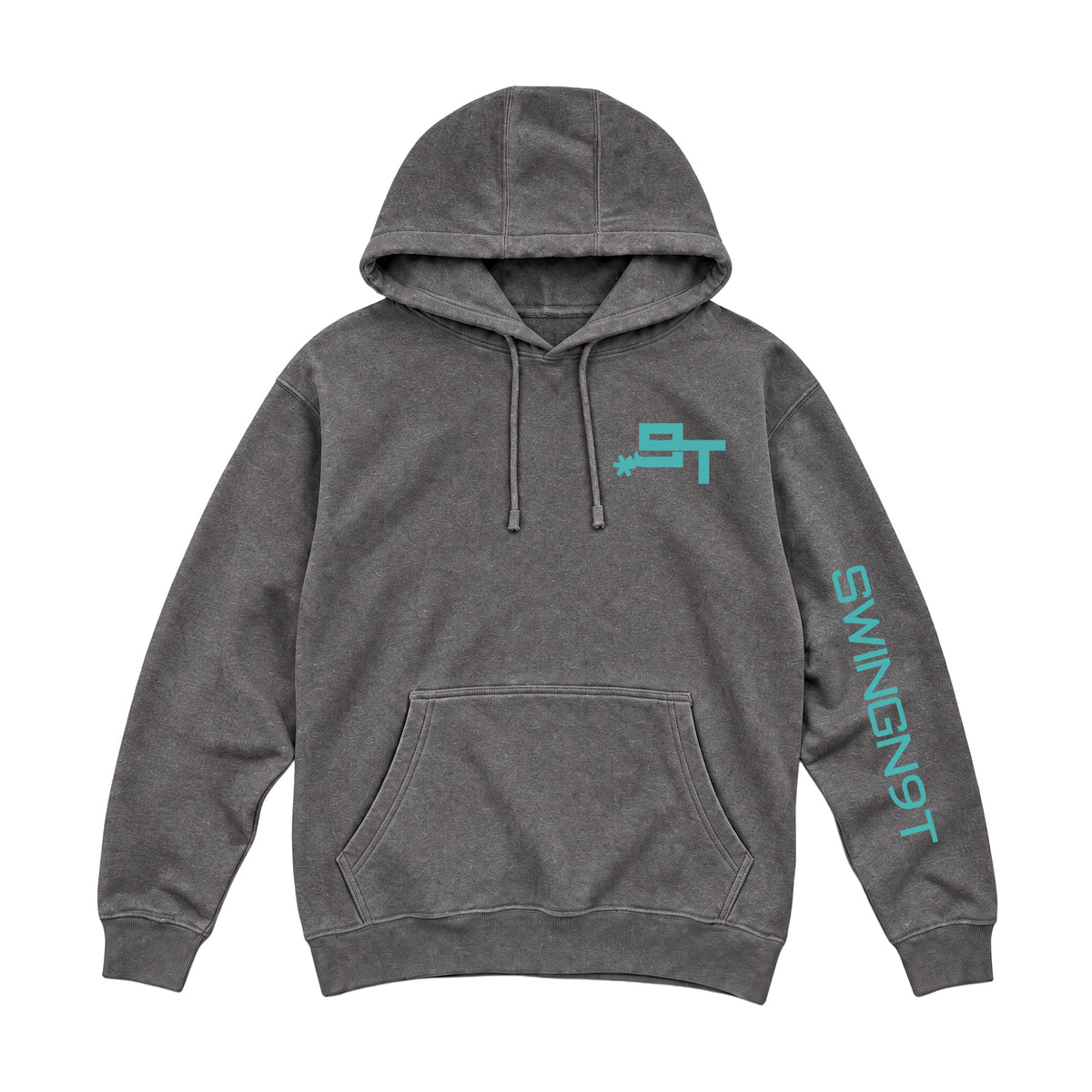 Dally Em Up Hoodie / Charcoal Heather / front on white