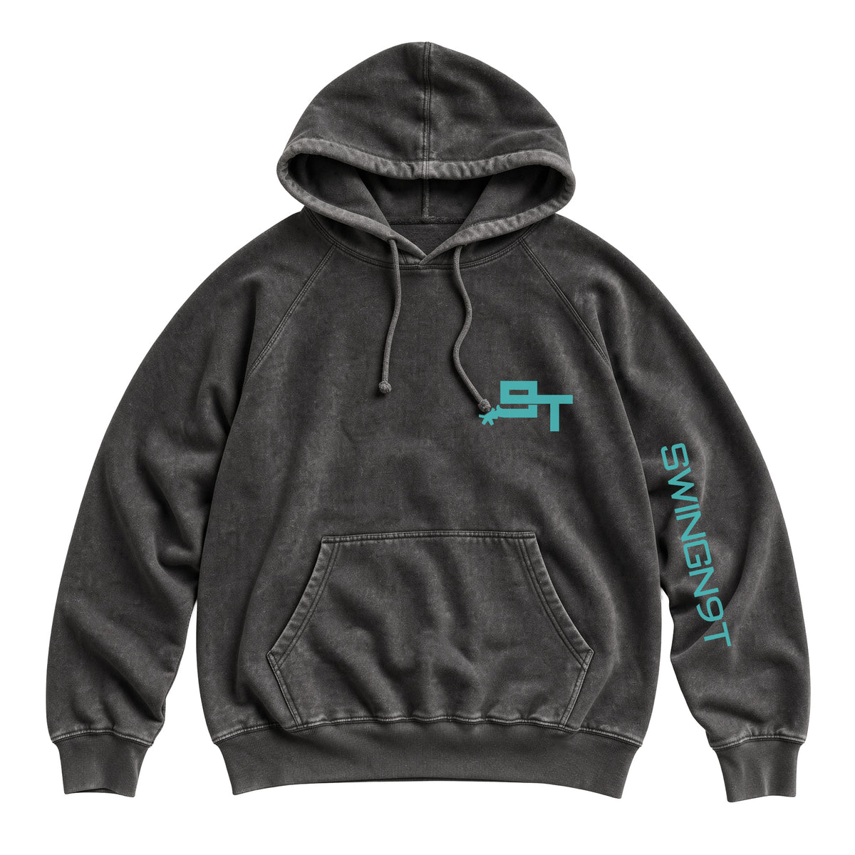 Dally Em Up Hoodie / Vintage Black / front on white