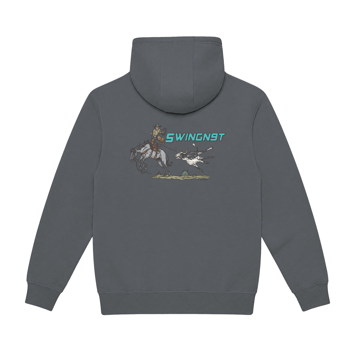 Dally Em Up Hoodie / Rock / back on white