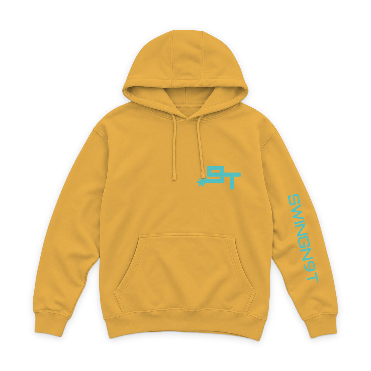 Dally Em Up Hoodie / Mustard / front on white