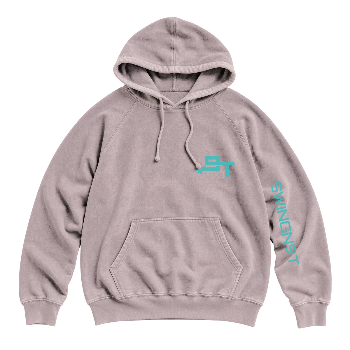 Dally Em Up Hoodie / Vintage Zinc / front on white