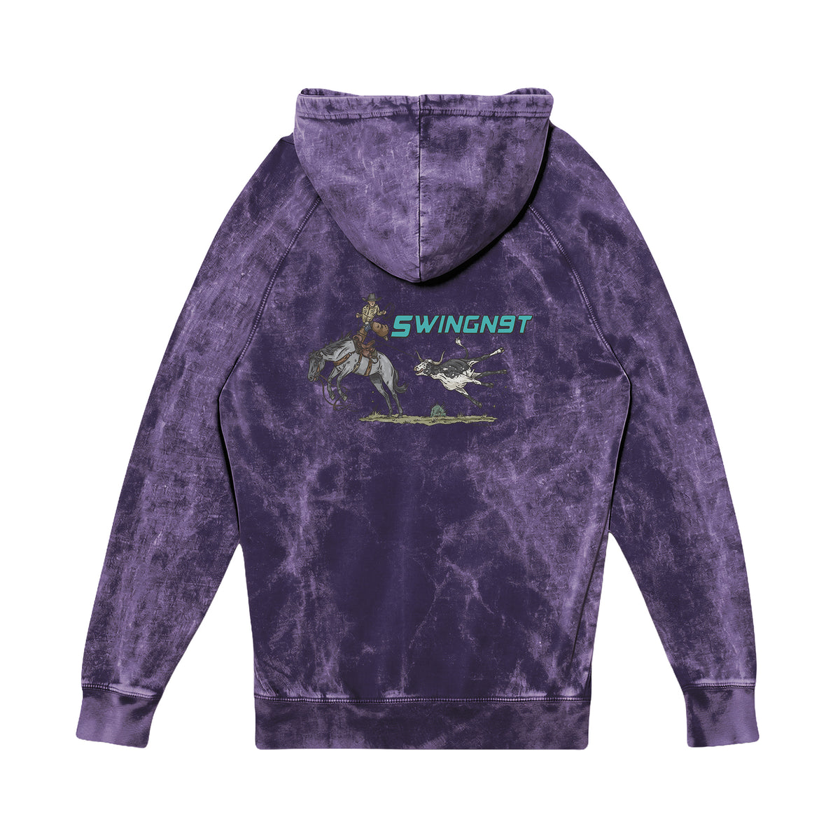 Dally Em Up Hoodie / Cloud Purple / back on white
