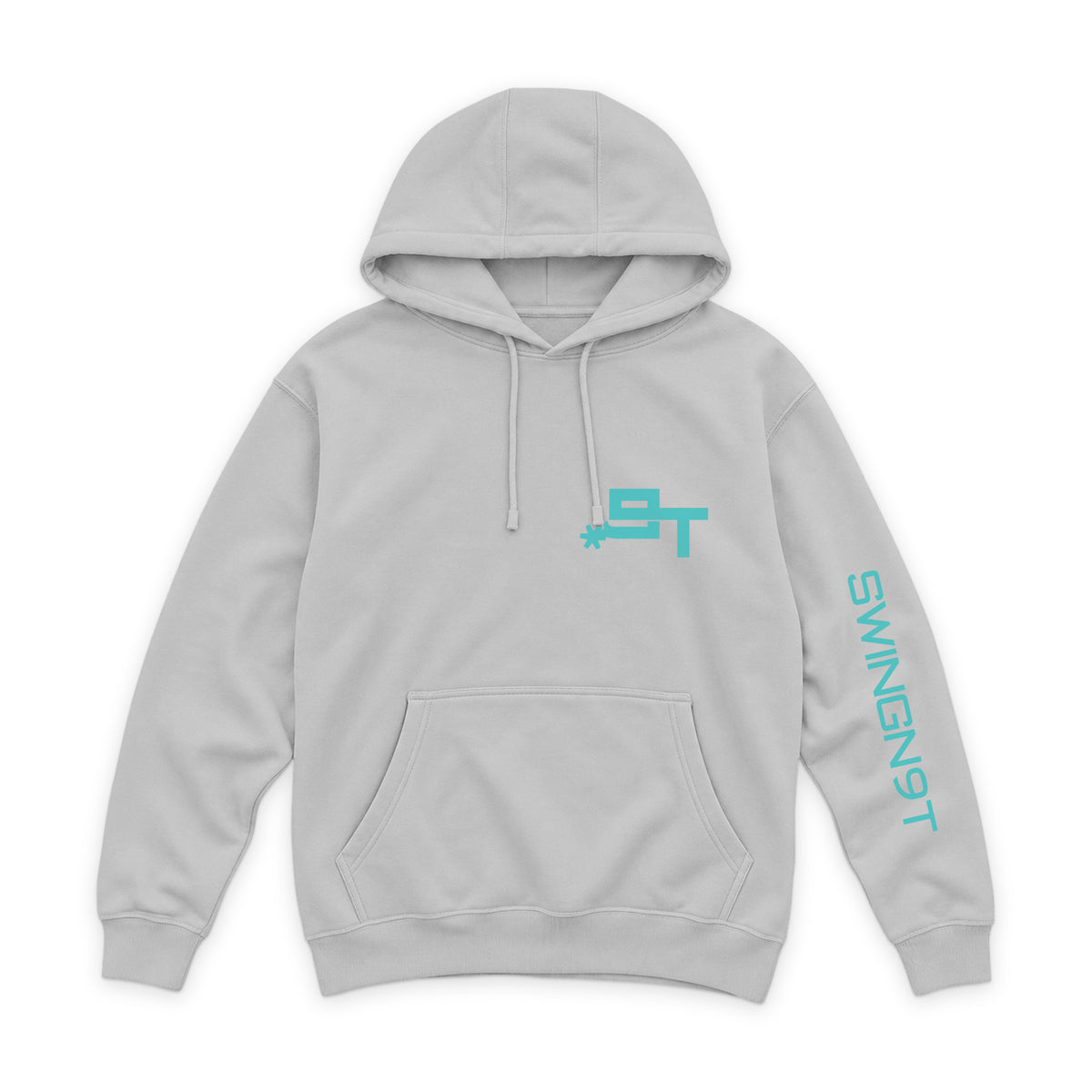 Dally Em Up Hoodie / Dove Grey / front on white