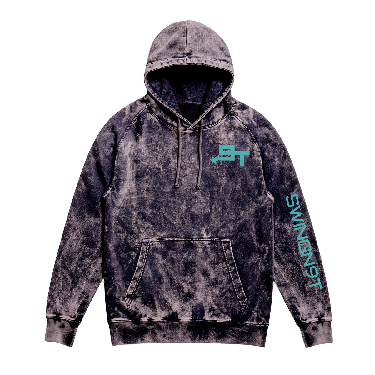 Dally Em Up Hoodie / Cloud Black / front on white