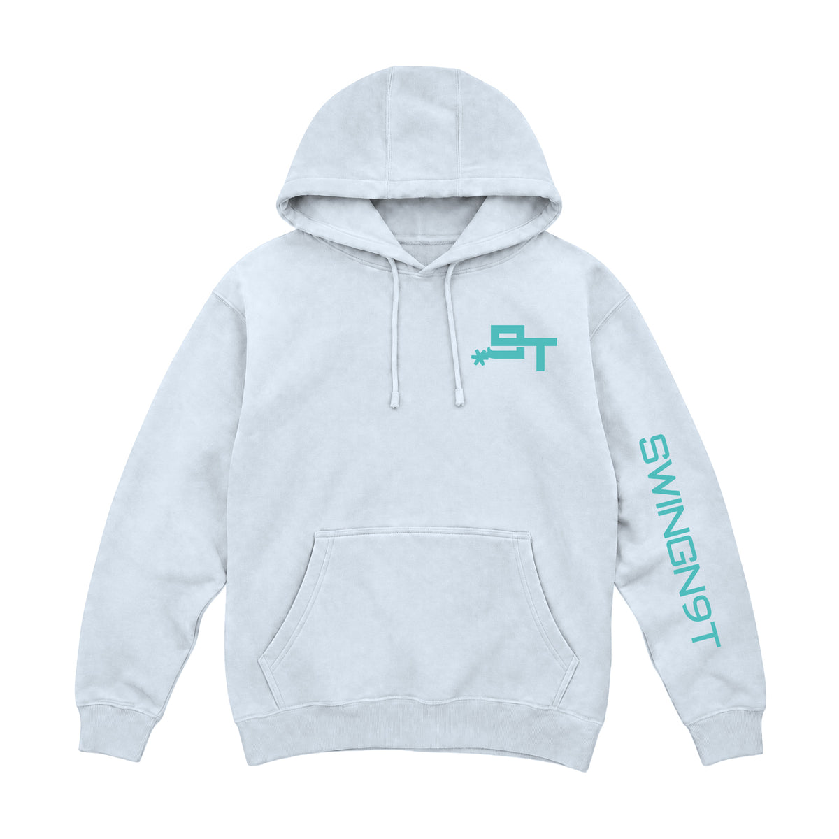 Dally Em Up Hoodie / White / front on white