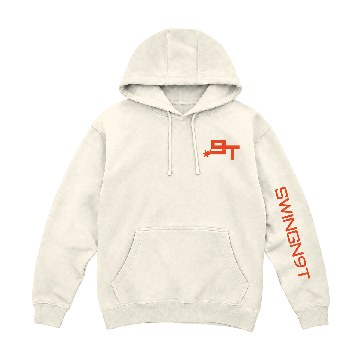 Cowboy Guts Hoodie / Tofu / front on white