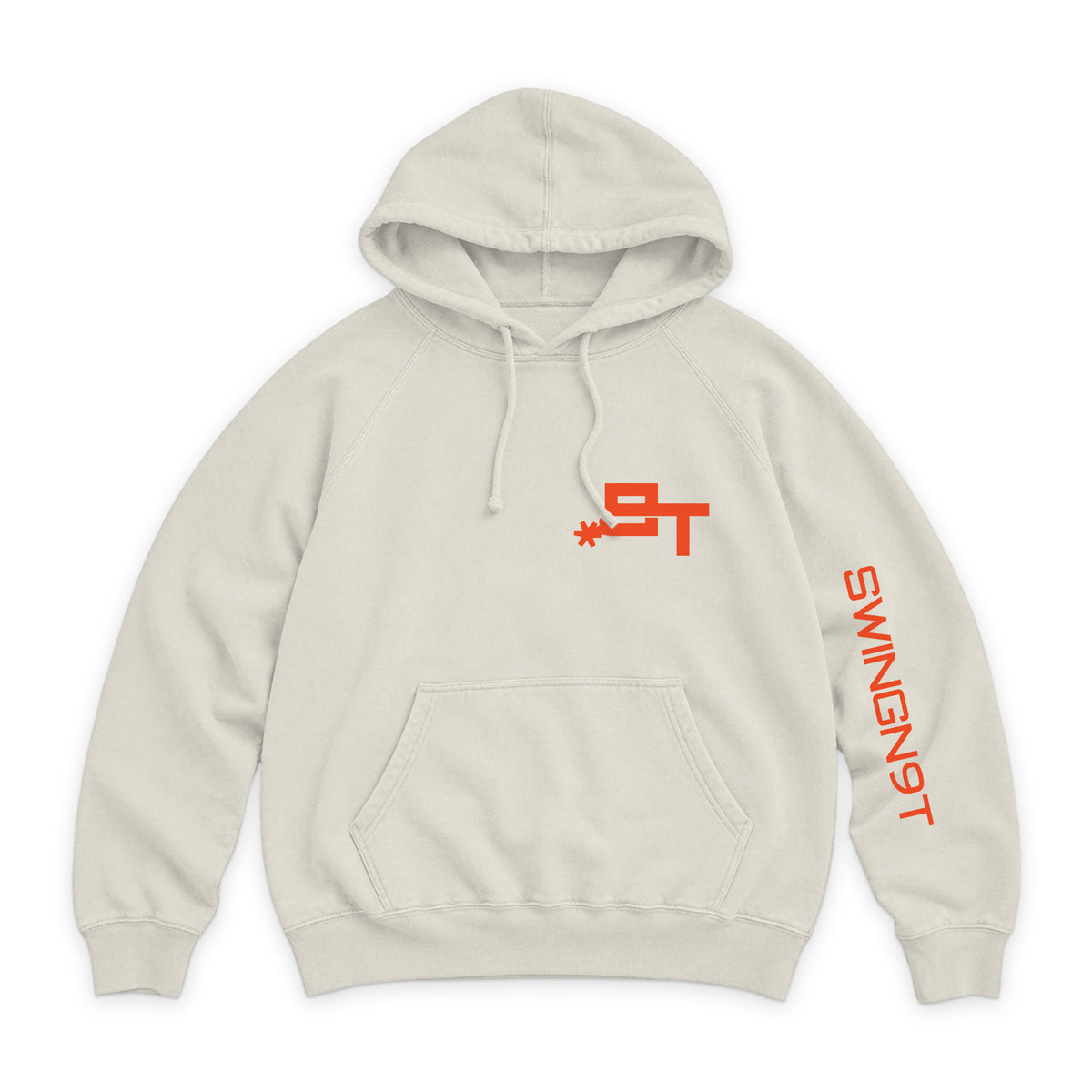 Cowboy Guts Hoodie / Vintage Arctic / front on white