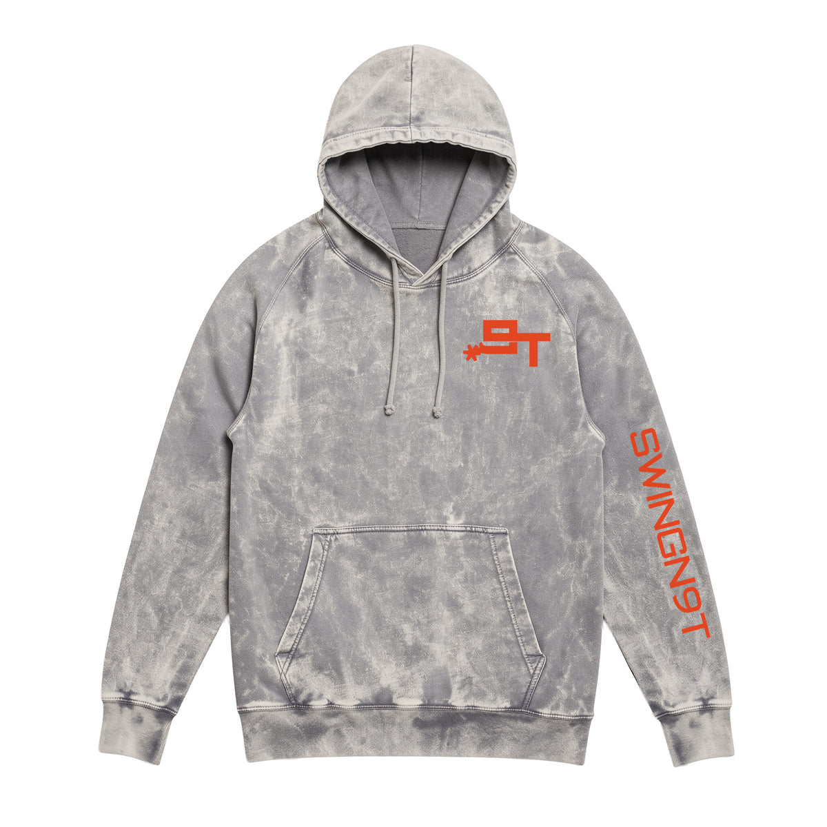 Cowboy Guts Hoodie / Cloud Rock / front on white