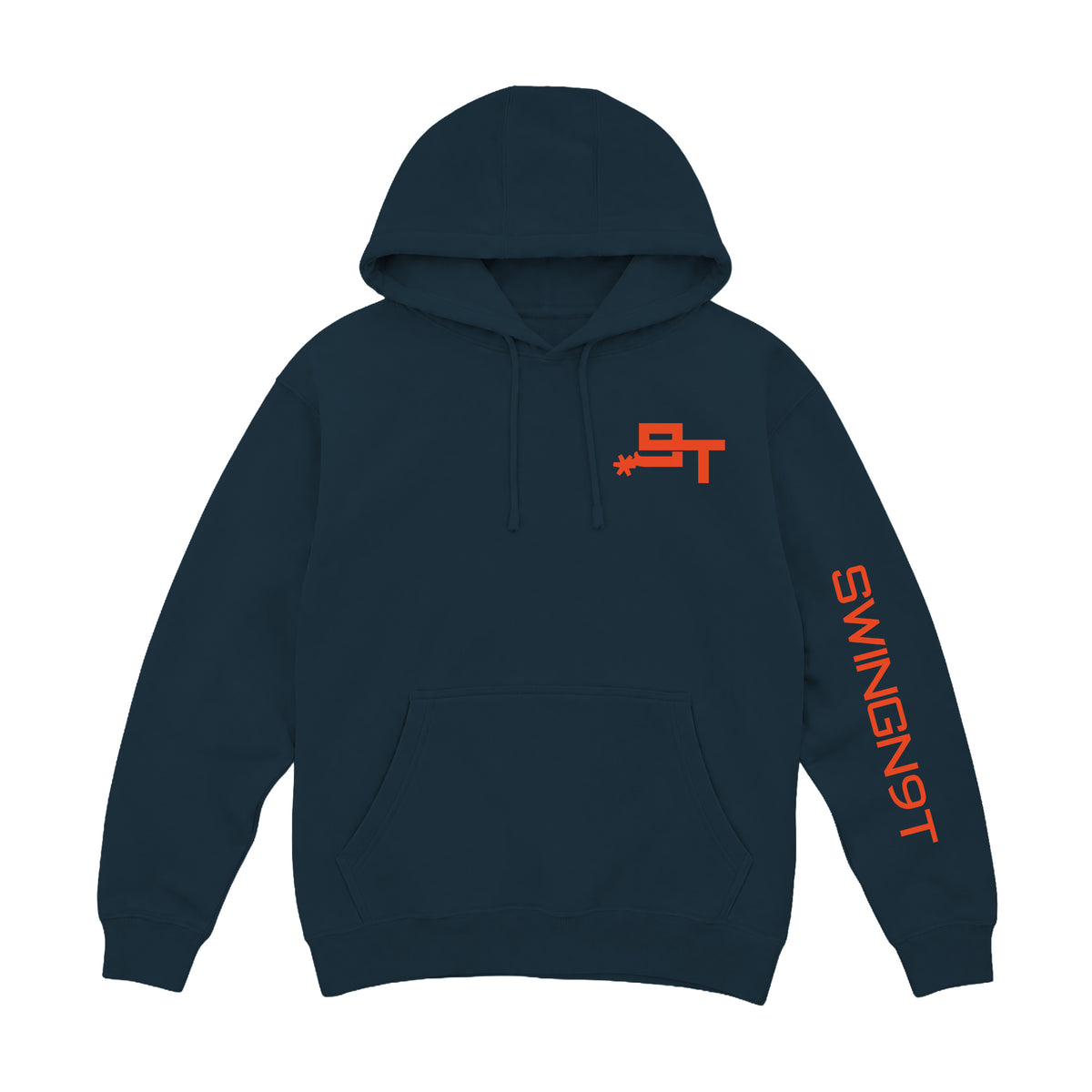 Cowboy Guts Hoodie / Navy / front on white