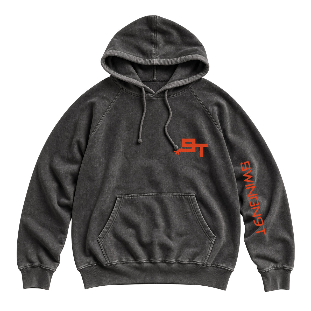Cowboy Guts Hoodie / Vintage Black / front on white