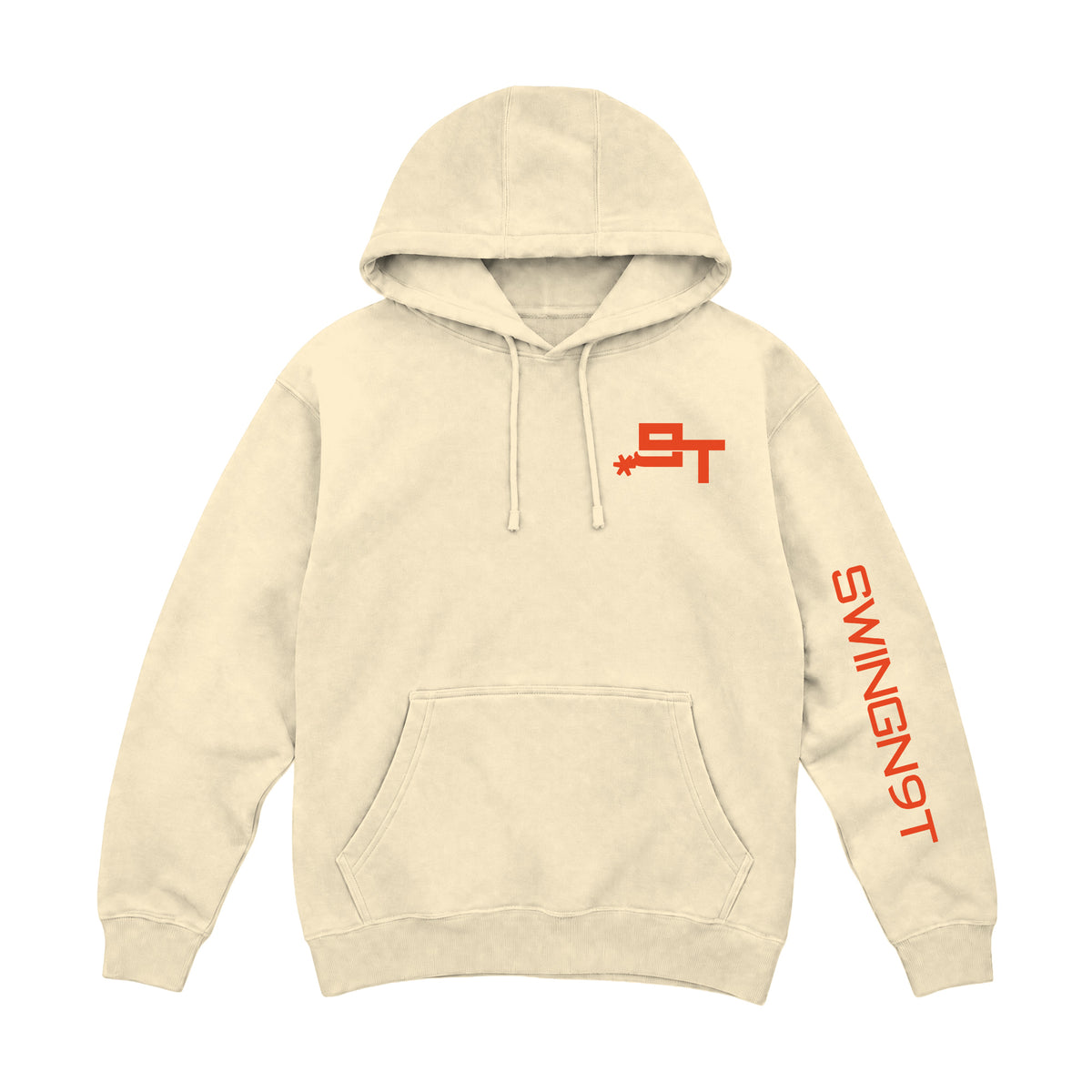 Cowboy Guts Hoodie / Pina Colada / front on white