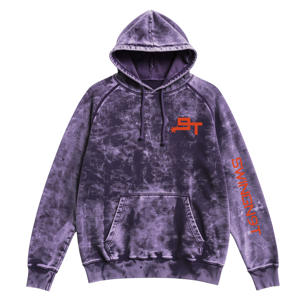 Cowboy Guts Hoodie / Cloud Purple / front on white
