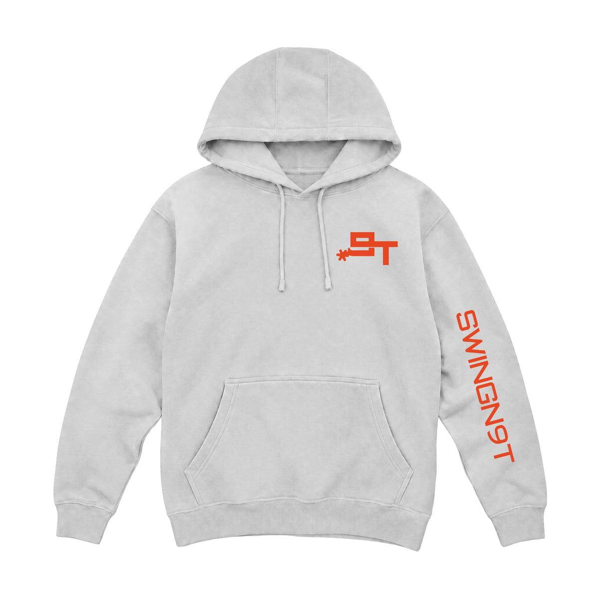 Cowboy Guts Hoodie / Dove Grey / front on white