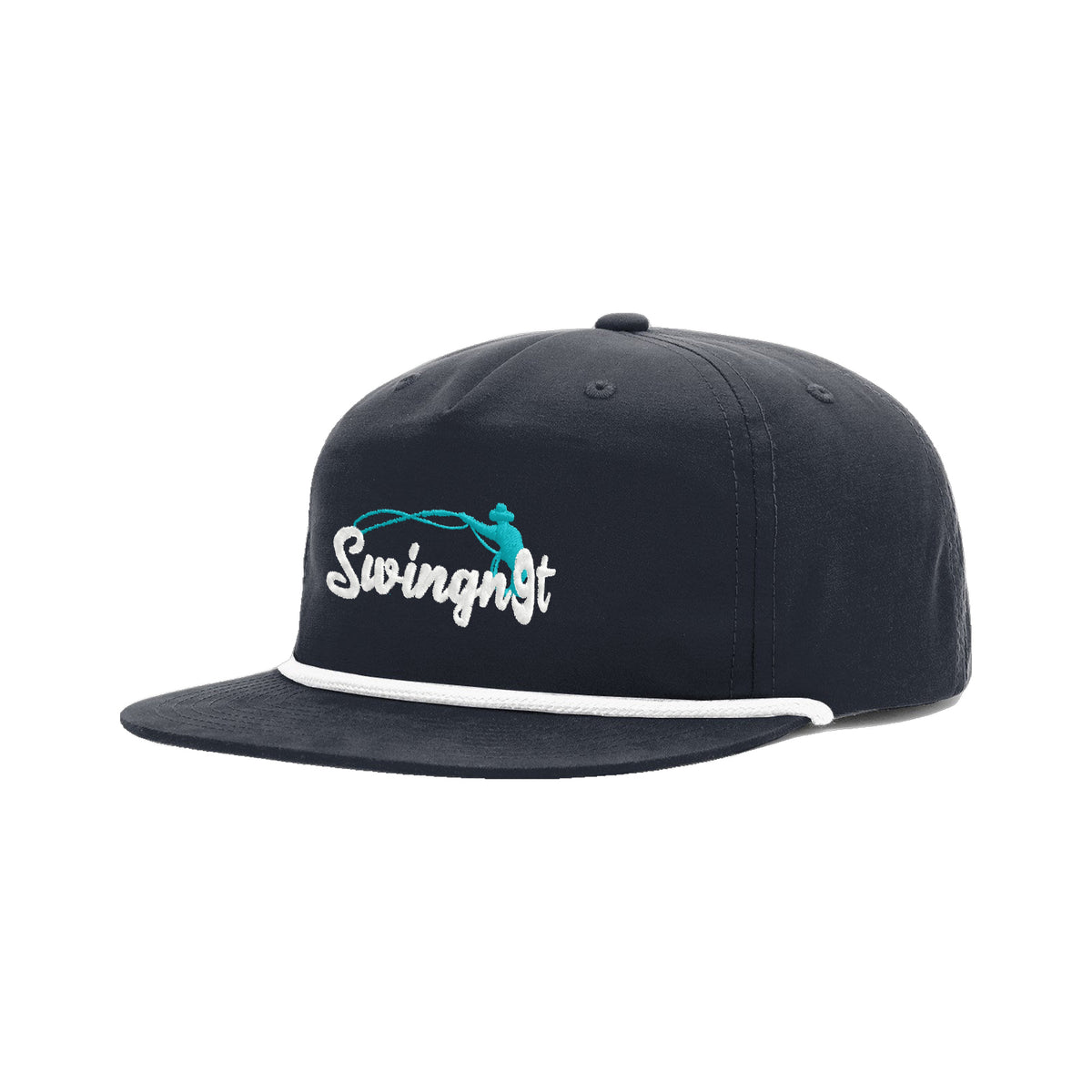 SwingN9T Roping Richardson 256 Hat / Midnight Navy/White / angle on white