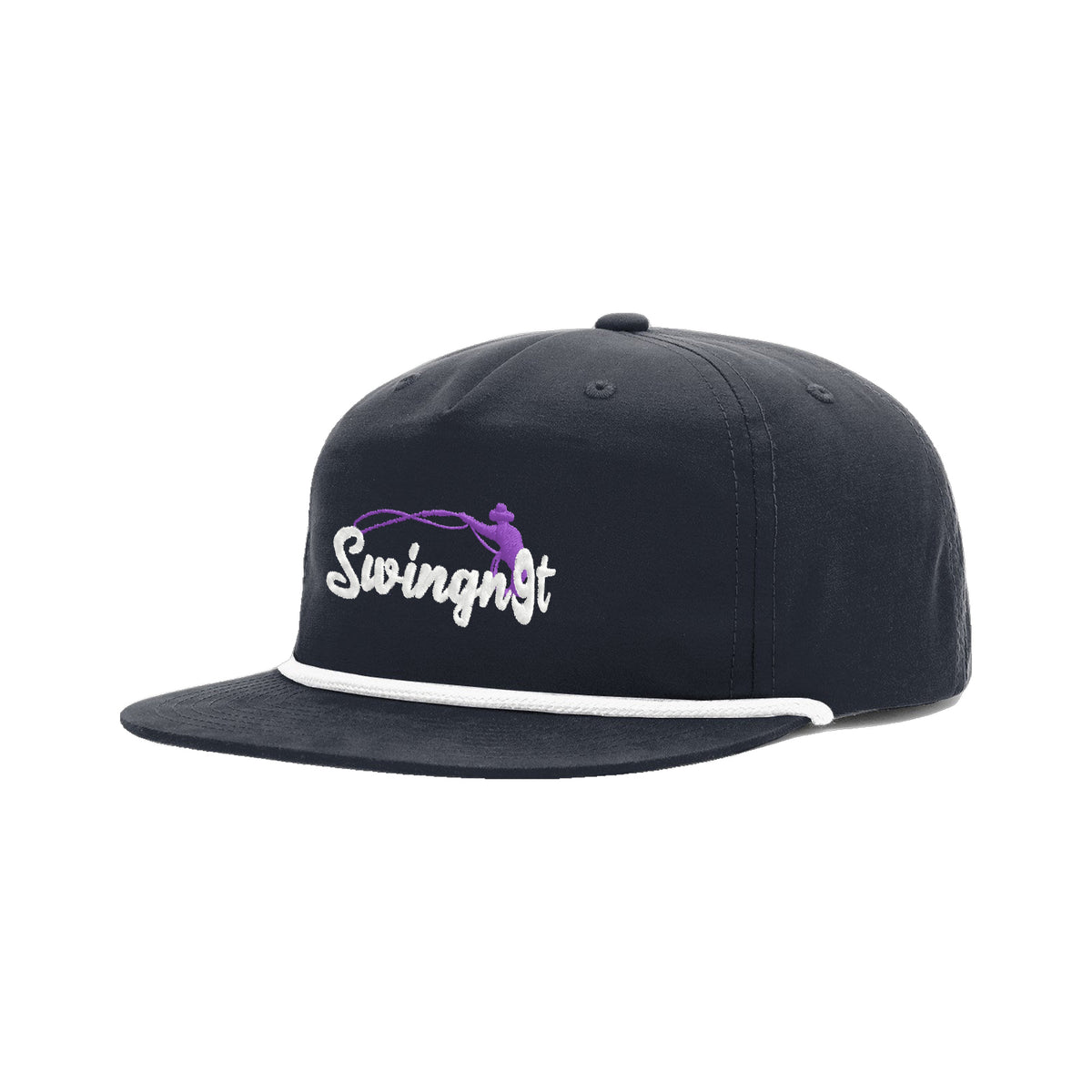SwingN9T Roping Richardson 256 Hat / Midnight Navy/White / angle on white