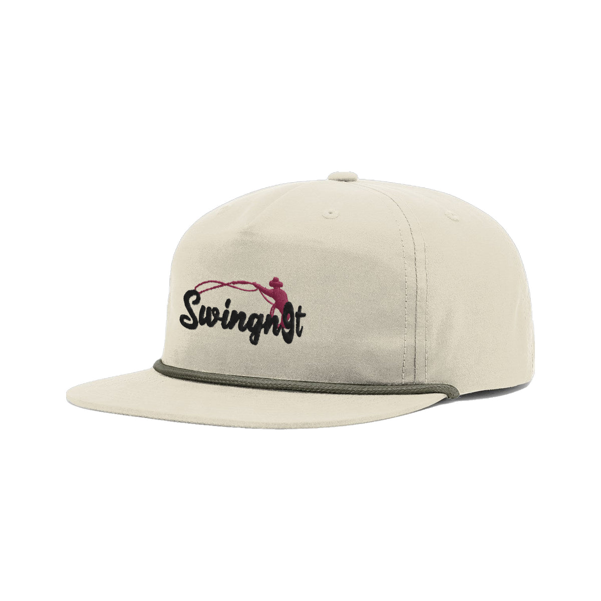 SwingN9T Roping Richardson 256 Hat / Sand Dune/Loden / angle on white