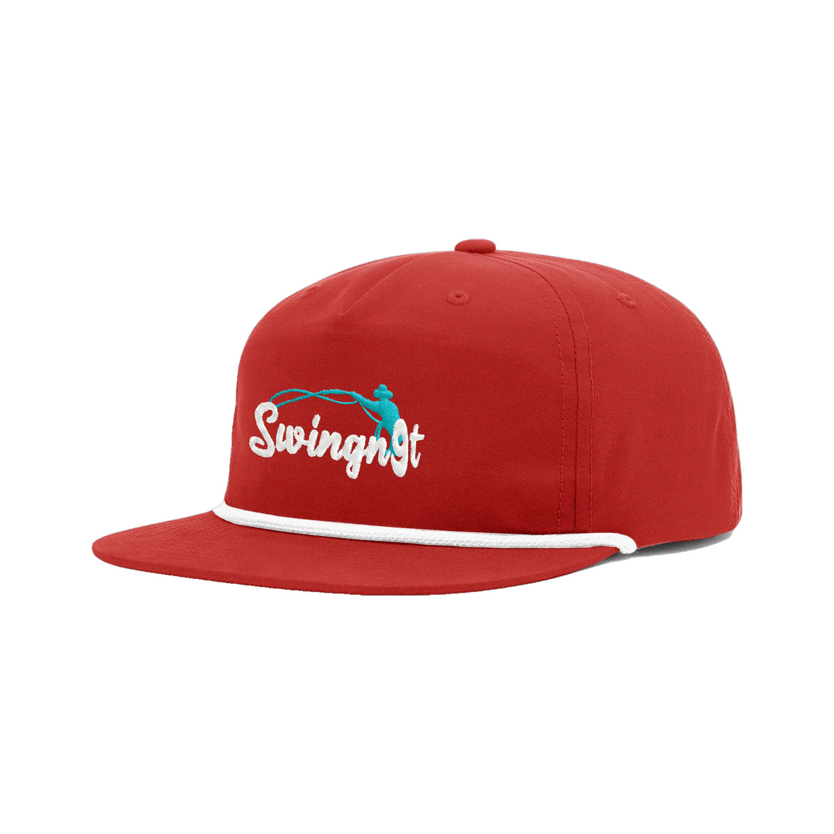 SwingN9T Roping Richardson 256 Hat / Red/White / angle on white