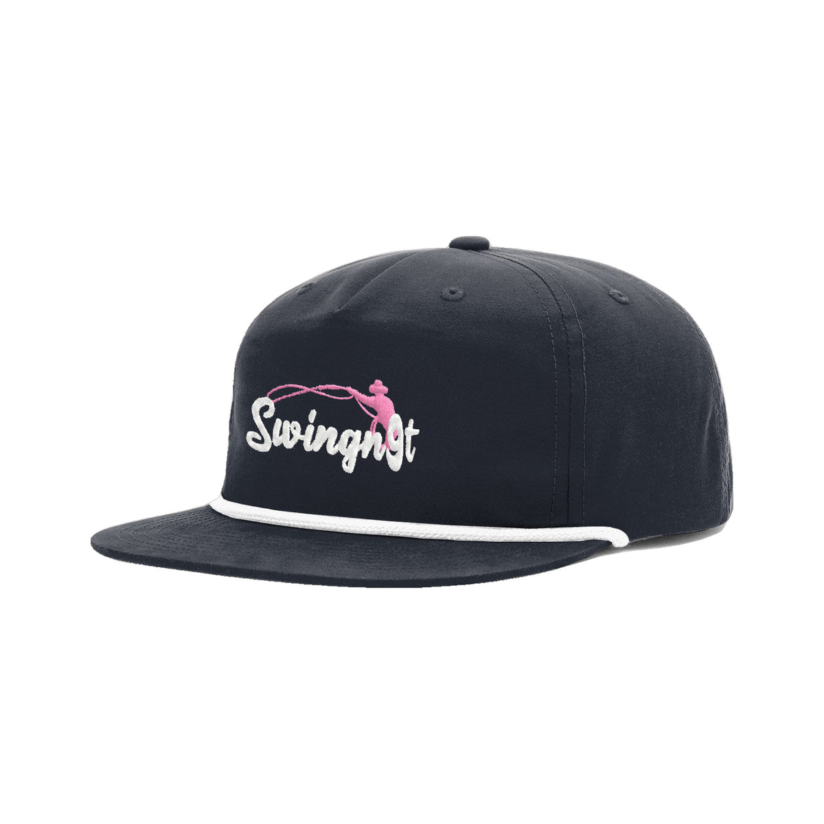 SwingN9T Roping Richardson 256 Hat / Midnight Navy/White / angle on white