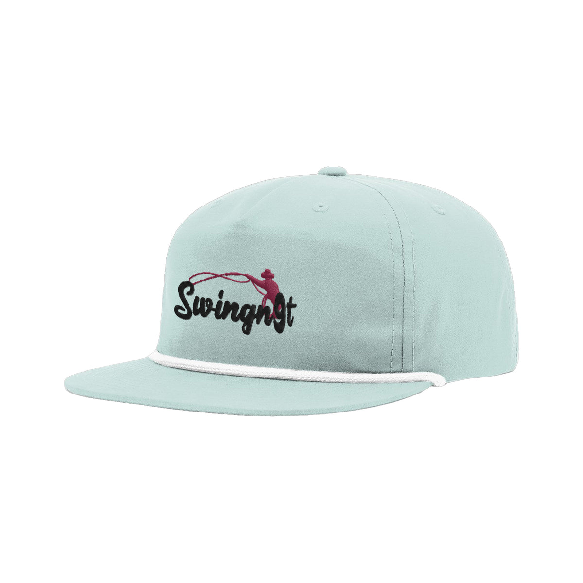 SwingN9T Roping Richardson 256 Hat / Dusty Blue/White / angle on white