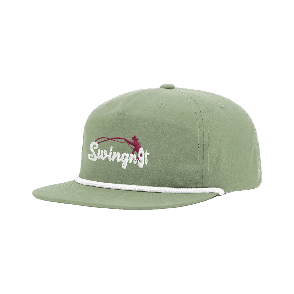 SwingN9T Roping Richardson 256 Hat / Sage/White / angle on white