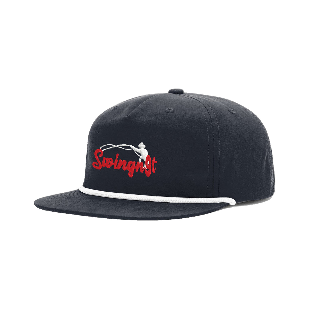 SwingN9T Roping Richardson 256 Hat / Midnight Navy/White / angle on white