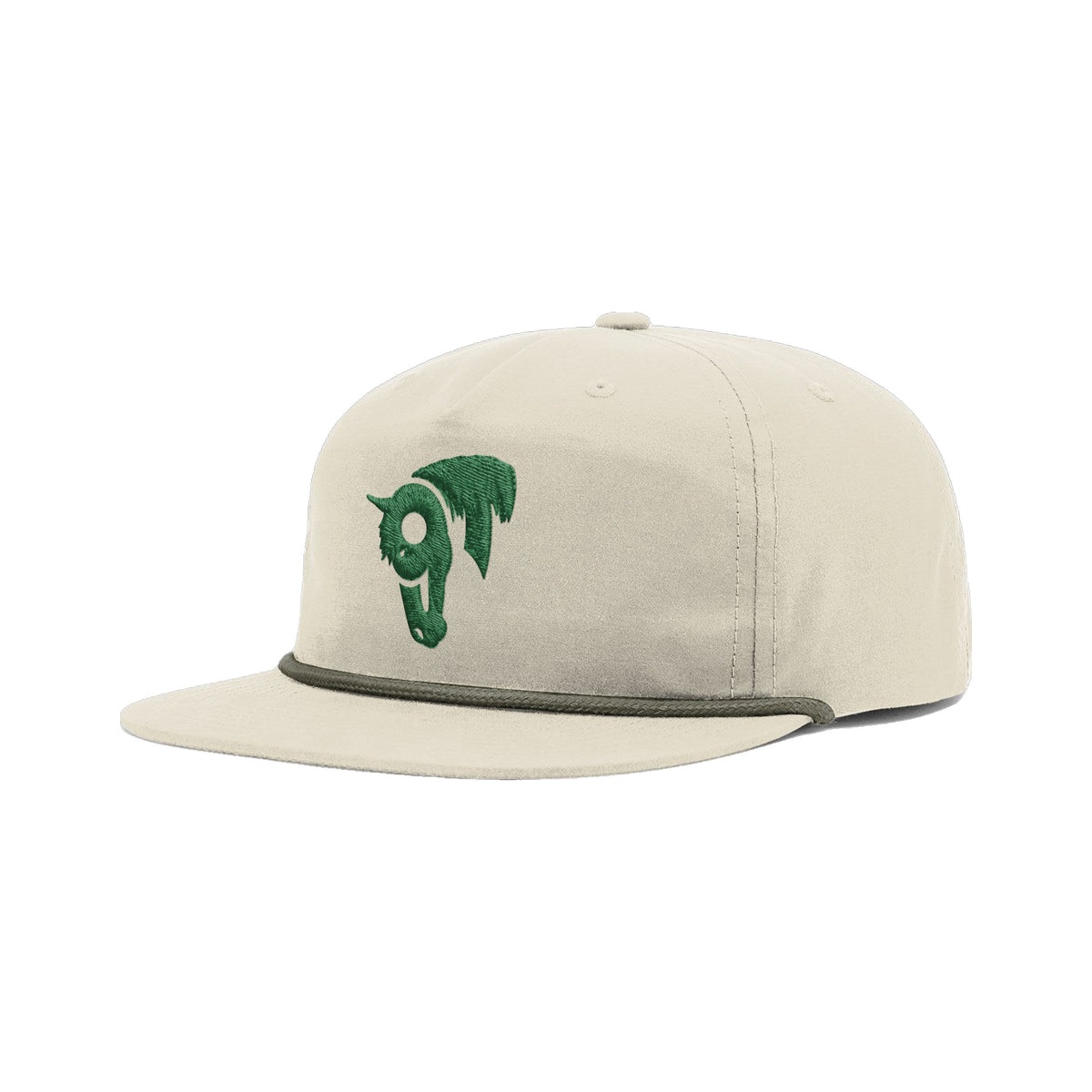 9T Horse Richardson 256 Hat / Sand Dune/Loden / angle on white