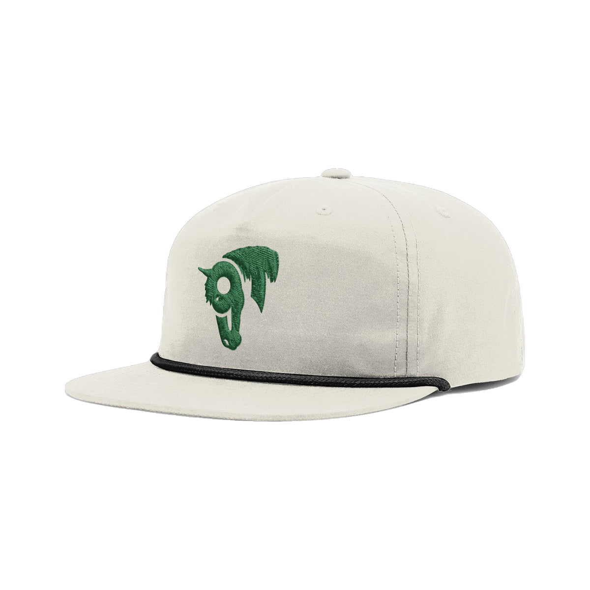 9T Horse Richardson 256 Hat / Birch/Black / angle on white