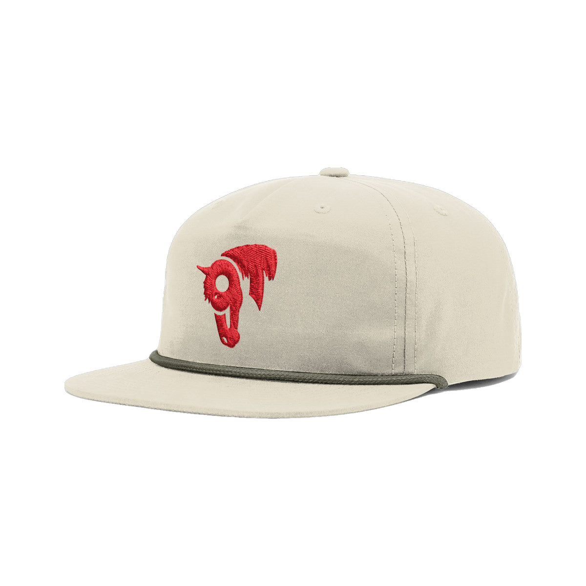 9T Horse Richardson 256 Hat / Sand Dune/Loden / angle on white